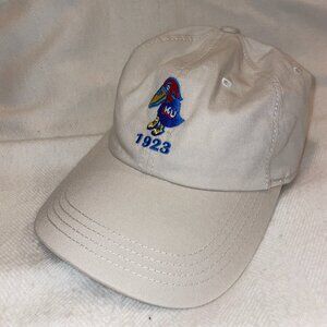 Cream Vintage Kansas University Hat